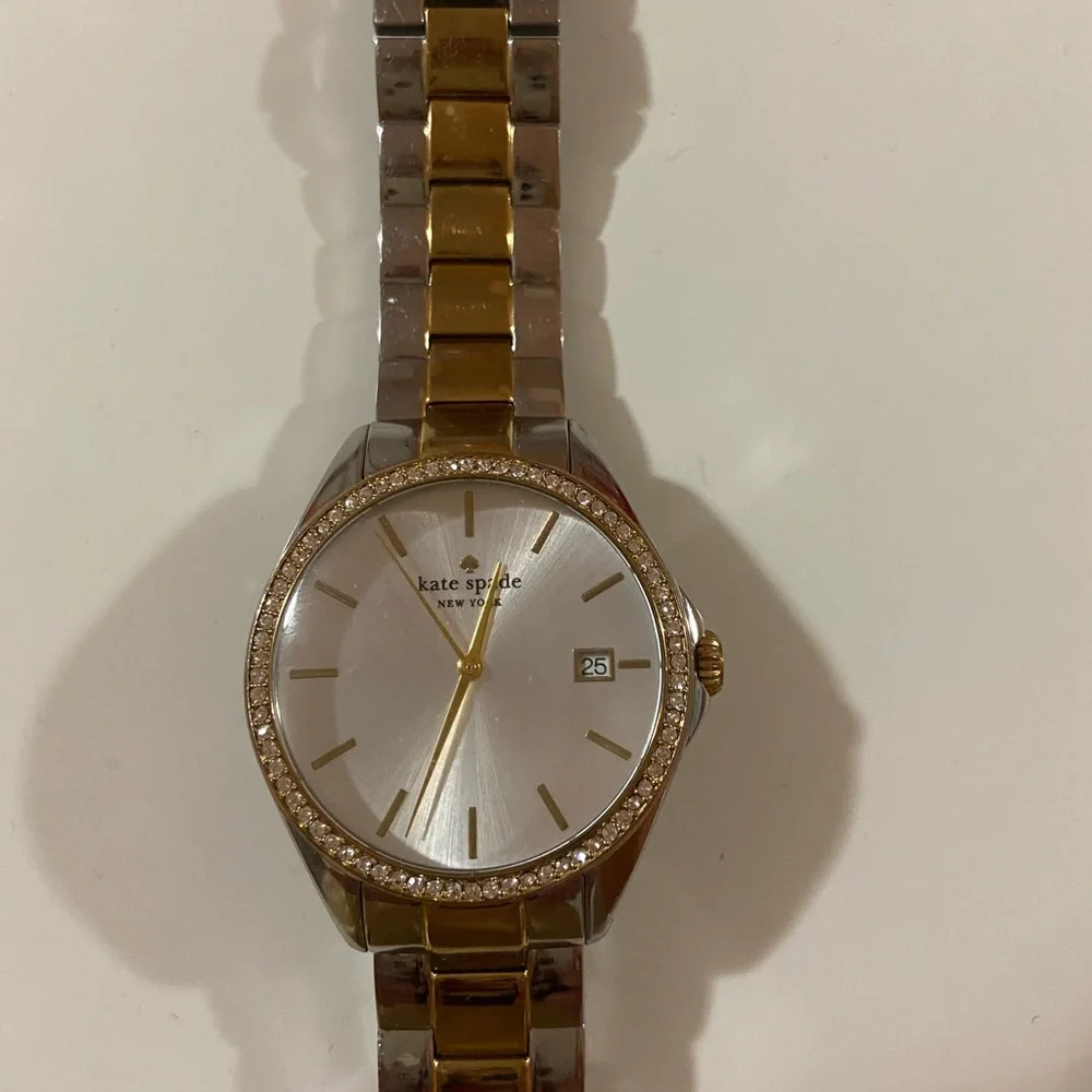 New Kate Spade 2 toned stainless steel women’s watch
